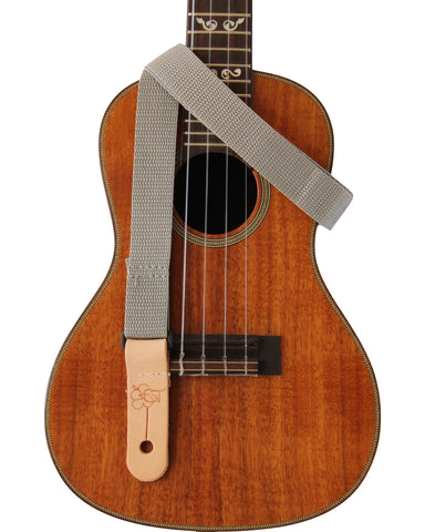 Sherrin's Threads - Uke/Mandolin Strap 1" Solid - Grey