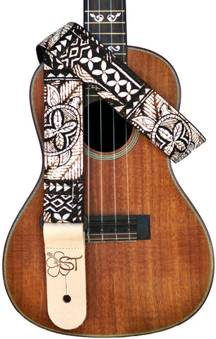 Sherrin's Threads - Uke/Mandolin/Guitar Strap 1.5" - Brown Tapa