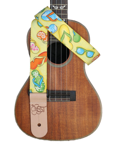 Sherrin's Threads - Uke/Mandolin/Guitar Strap 1.5" - Flip Flops