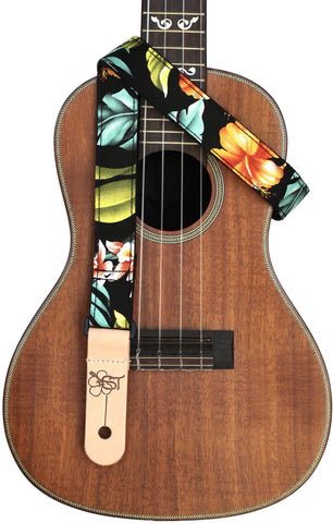 Sherrin's Threads - Uke/Mandolin Strap 1" - Bird of Paradise