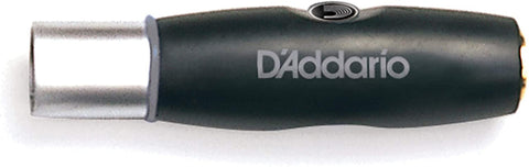 D'addario - Balanced Male XLR to Female 1/4" Adaptor