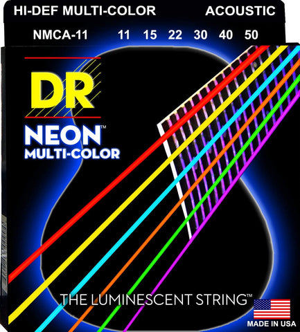 DR - NEON - Acoustic Custom Light - 11-50 Strings