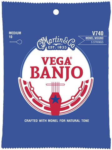 Martin Vega Banjo strings (Monel Steel)