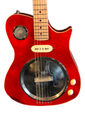 Crude Luthier - Red Pot Lid Resonator - "Airspeed" Electric Guitar