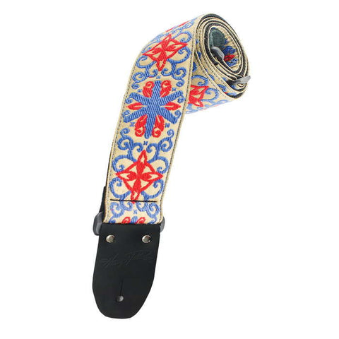 Henry Heller 2" wide woven jacquard guitar strap - HJQ2-44