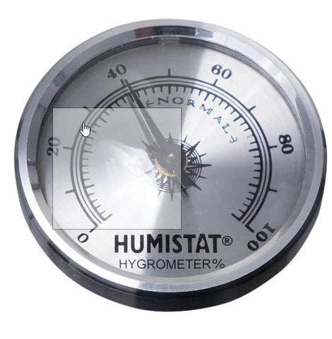 Humistat Hygrometer, Chrome