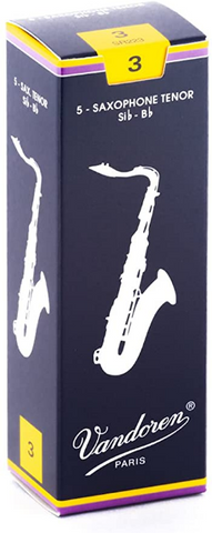 Vandoren Saxophone Reeds - 3.0 Tenor - Box of 5