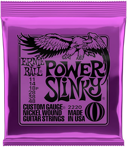 Ernie Ball - Electric Guitar Strings - #2220- Power Slinky - Nickel Wound