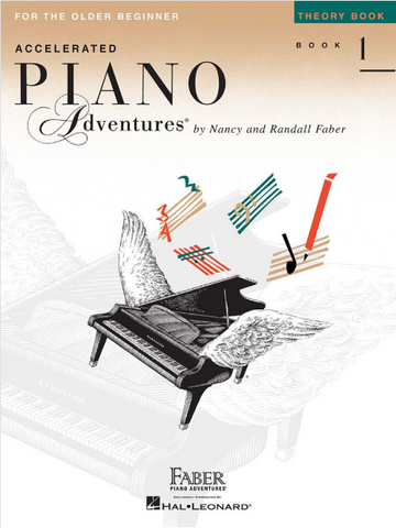 F & F - Accelerated Piano Adventures For The Older Beginner - Theory - Book 1
