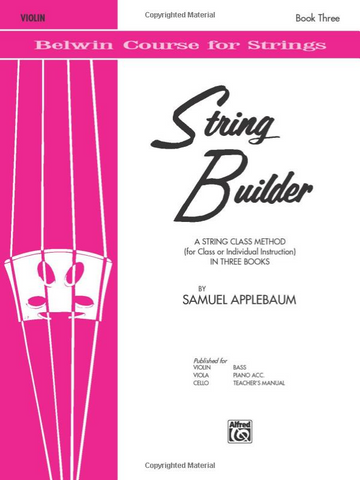 String Builder - Violin: Book 3