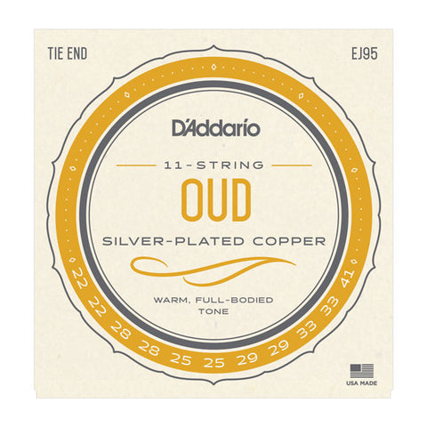 D'Addario - OUD Strings  - Tie End - 11 Strings - EJ95