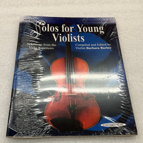Solos for Young Violists, Vol 2: Selections from the Viola Repertoire (Book)