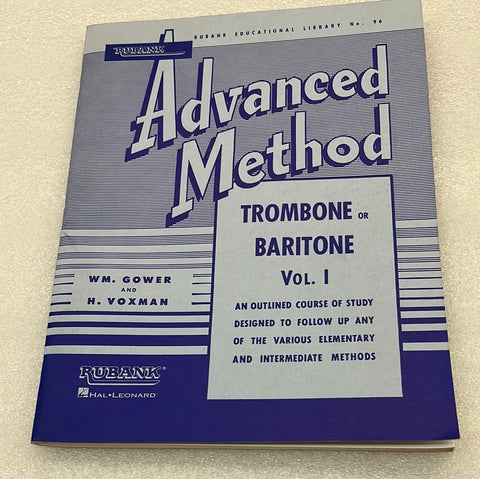 Rubank Advanced Method - Trombone Or Baritone (Book)
