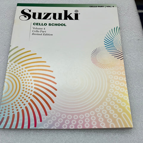 Suzuki Cello School; Volume 4 - No Cd (Book)