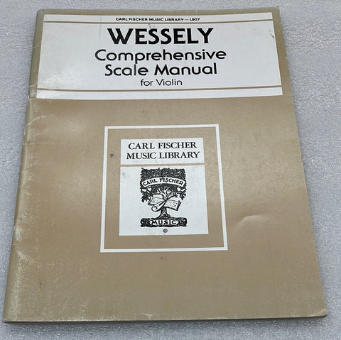 Wessely - Scale Manual For Violin (Book)