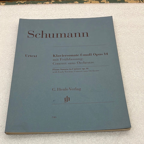 Schumann - Piano Sonata F Minor (Book)