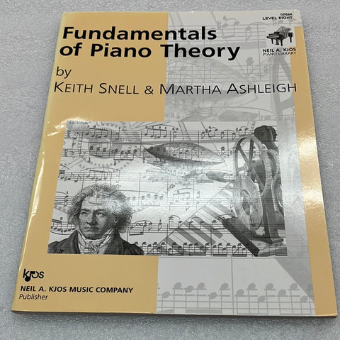 Fundamentals Of Piano Theory; Level Eight (Book)