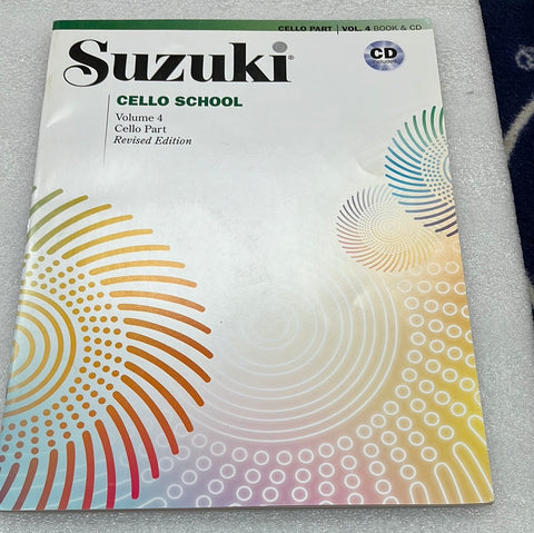 Suzuki Cello School; Volume 4 - W/Cd (Book)