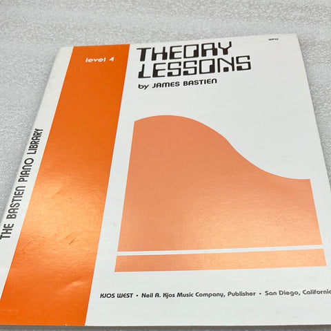 WP10 - Bastien Piano Library Theory Lessons Level 4 (Book)