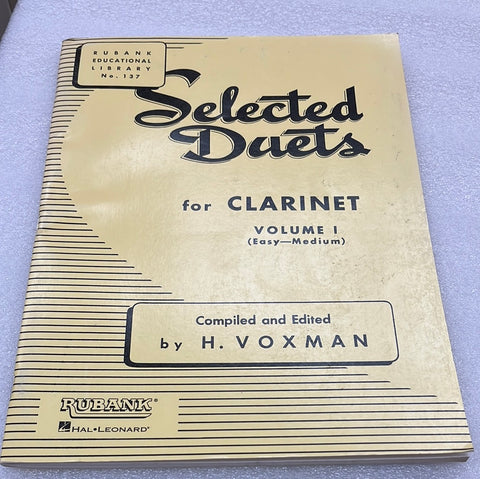 Selected Duets - Volume 1 - Clarinet (Book)