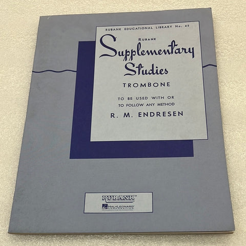 Supplementary Studies - Trombone (Book)