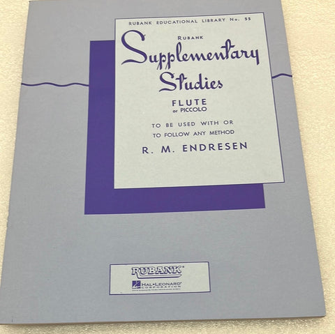 Supplementary Studies - Flute/Piccolo (Book)