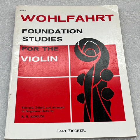 Wohlfahrt - Foundation For Violin (Book)