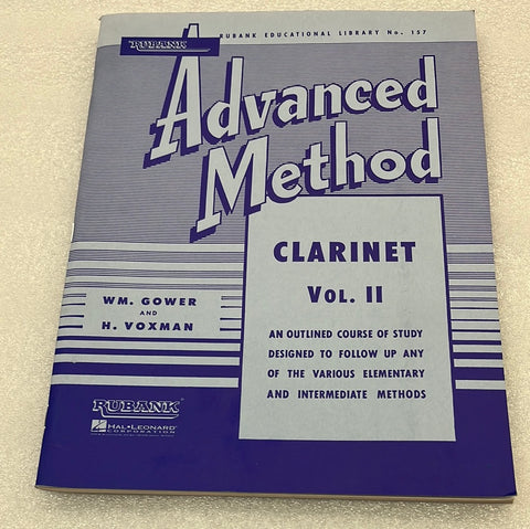 Rubank Advanced Method - Clarinet Vol. 2 (Book)