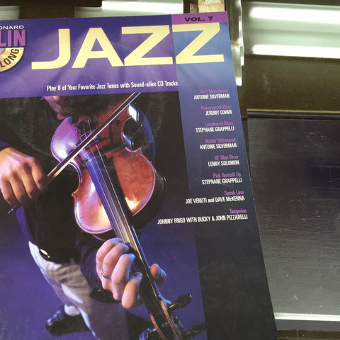 Jazz: Violin Play-Along Volume 7 (Book)