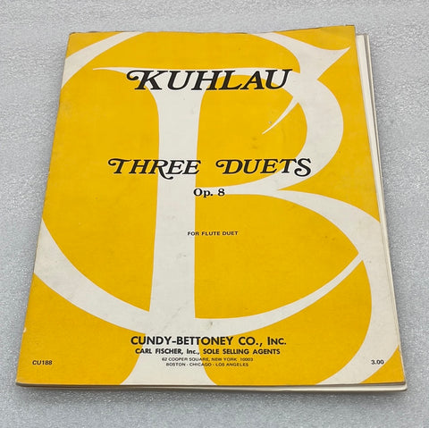Kuhlau - Opus 8 - Three Duets for Flute