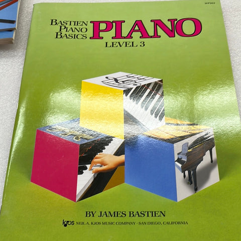 Bastien Piano Basics Level 3 Piano (Book)