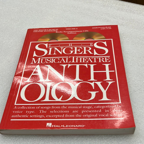 The Singer's Musical Theatre Anthology - Volume 4 Baritone/Bass (Book)