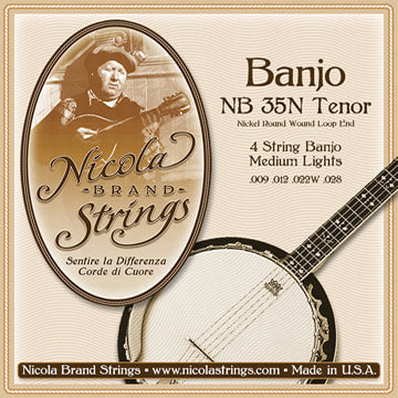 Nicola Tenor Banjo 4 String Light - Nickel