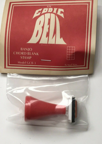Eddie Bell - Banjo Chord Blank Stamp GCB-3