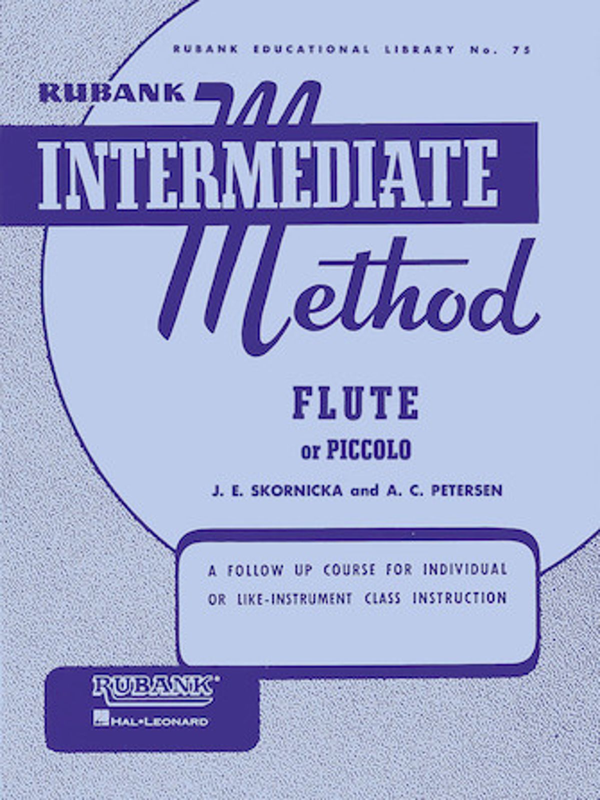 Rubank Intermediate Method - Flute Or Piccolo (Book)
