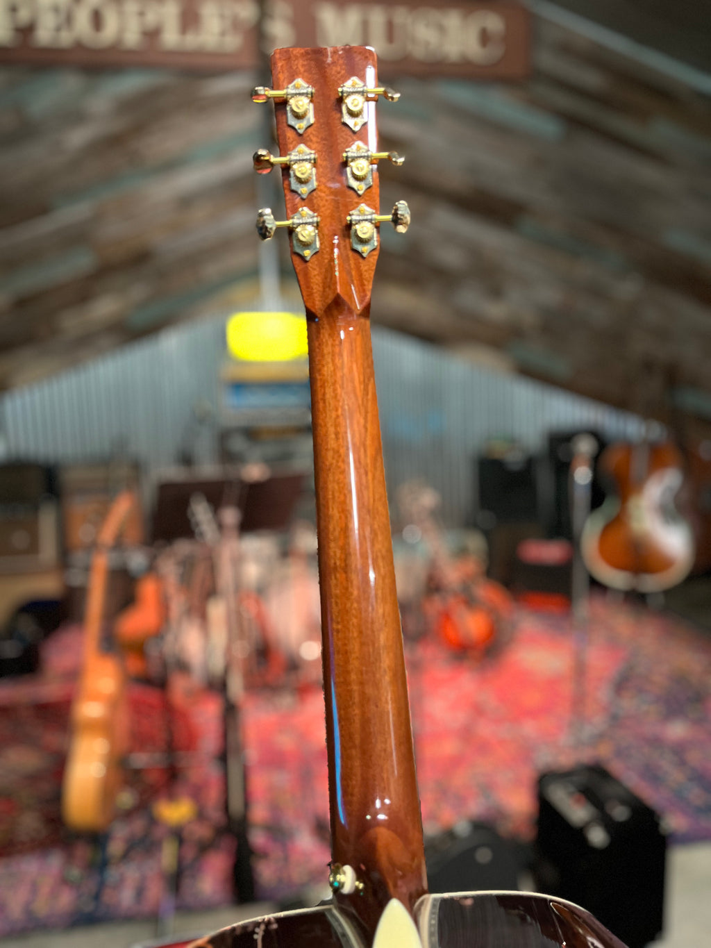 Fake Martin D45 Acoustic Guitar w/Hard Gator Case
