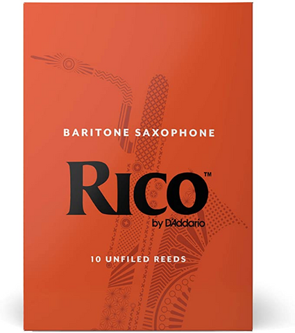 Rico Saxophone Reeds - Baritone - (2.5) - Box of 10