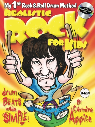 My 1st Rock & Roll Drum Method - Realistic Rock For Kids (Book)