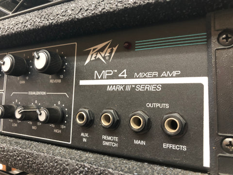 Peavy MP4 Mixer Amp. Mark III series – People's Music