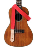 Sherrin's Threads - Uke/Mandolin Strap 1" Solid - Red