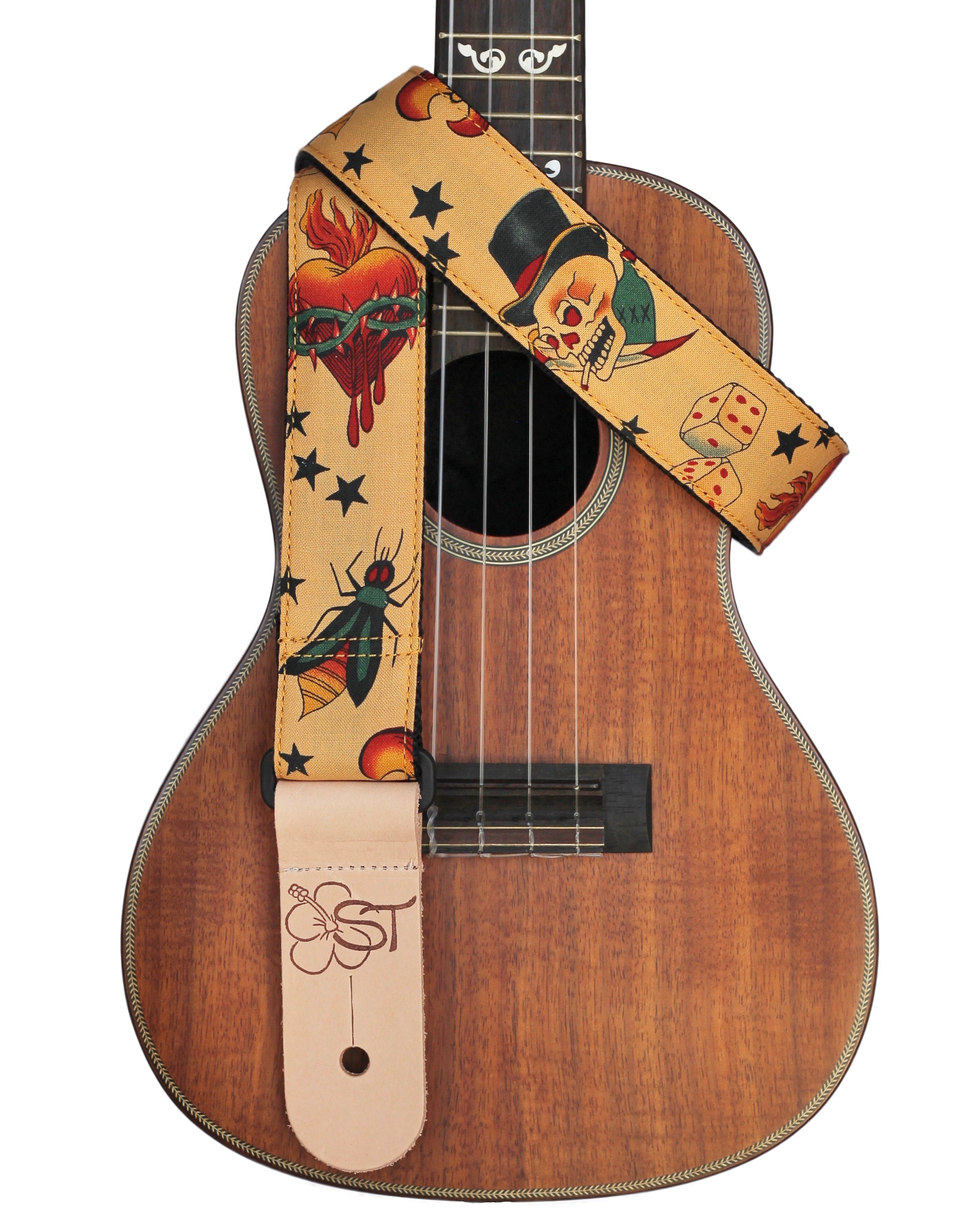 Sherrin's Threads - Guitar Strap 2" - Tattoo