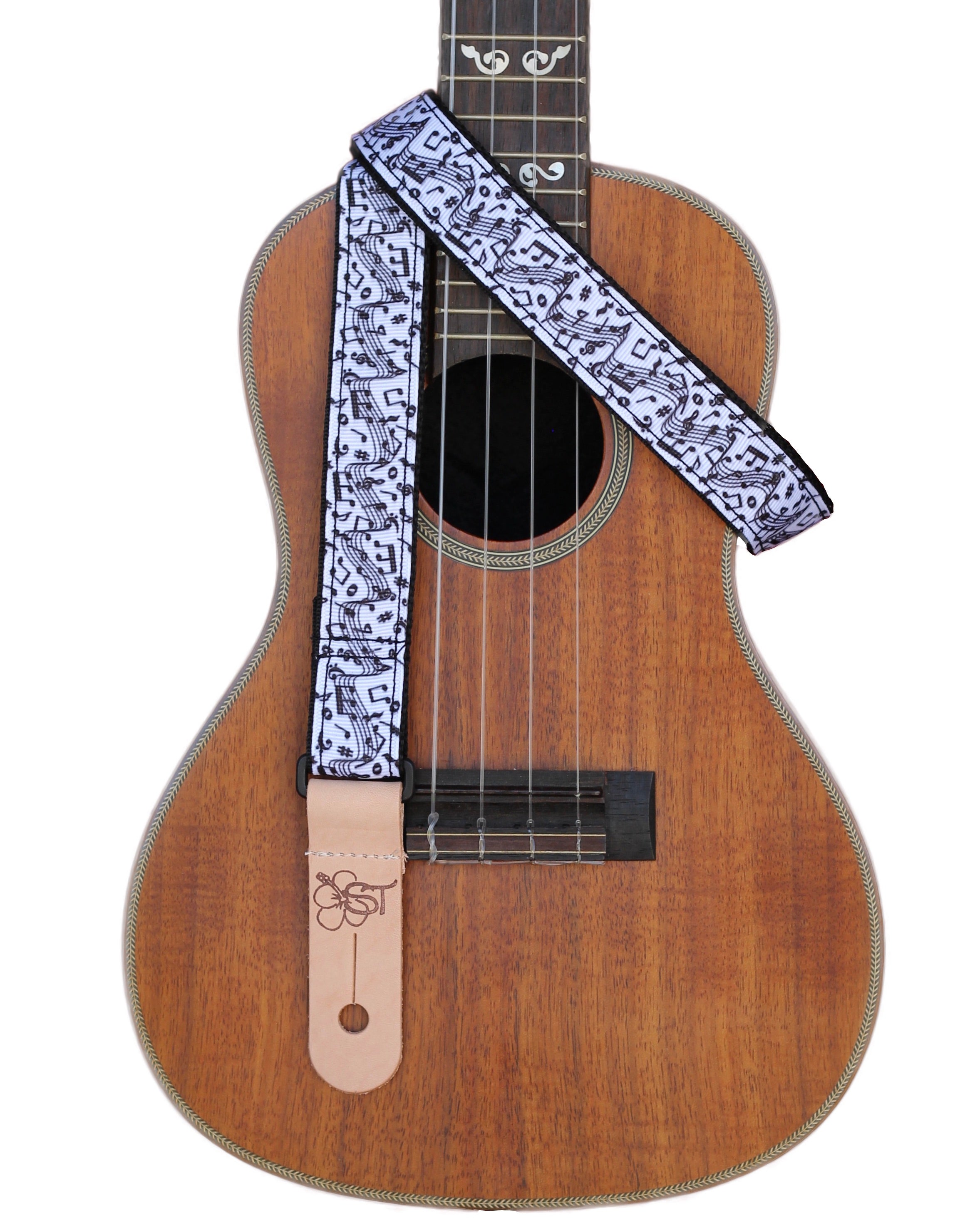 Sherrin's Threads - Uke/Mandolin Strap 1" - Music Notes