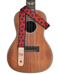 Sherrin's Threads - Uke/Mandolin Strap 1" - Paws on Red