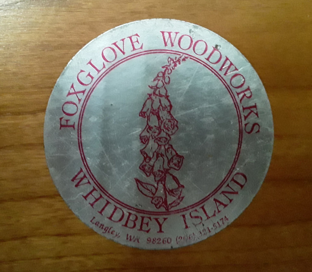 16 string Lap Harp made by Foxglove Woodworks Whidbey Island, WA.