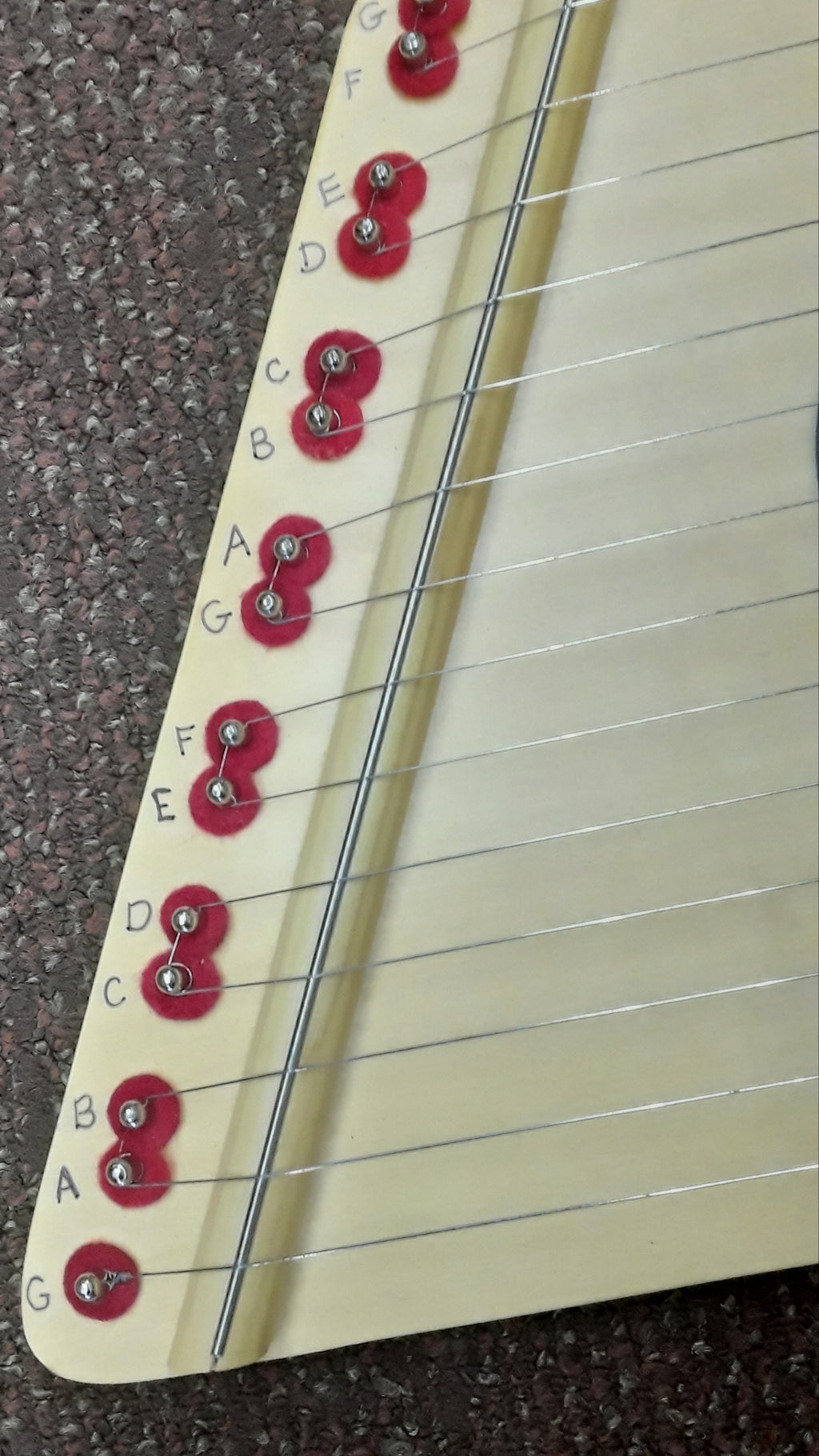 Melody Harp w/bag, song sheets