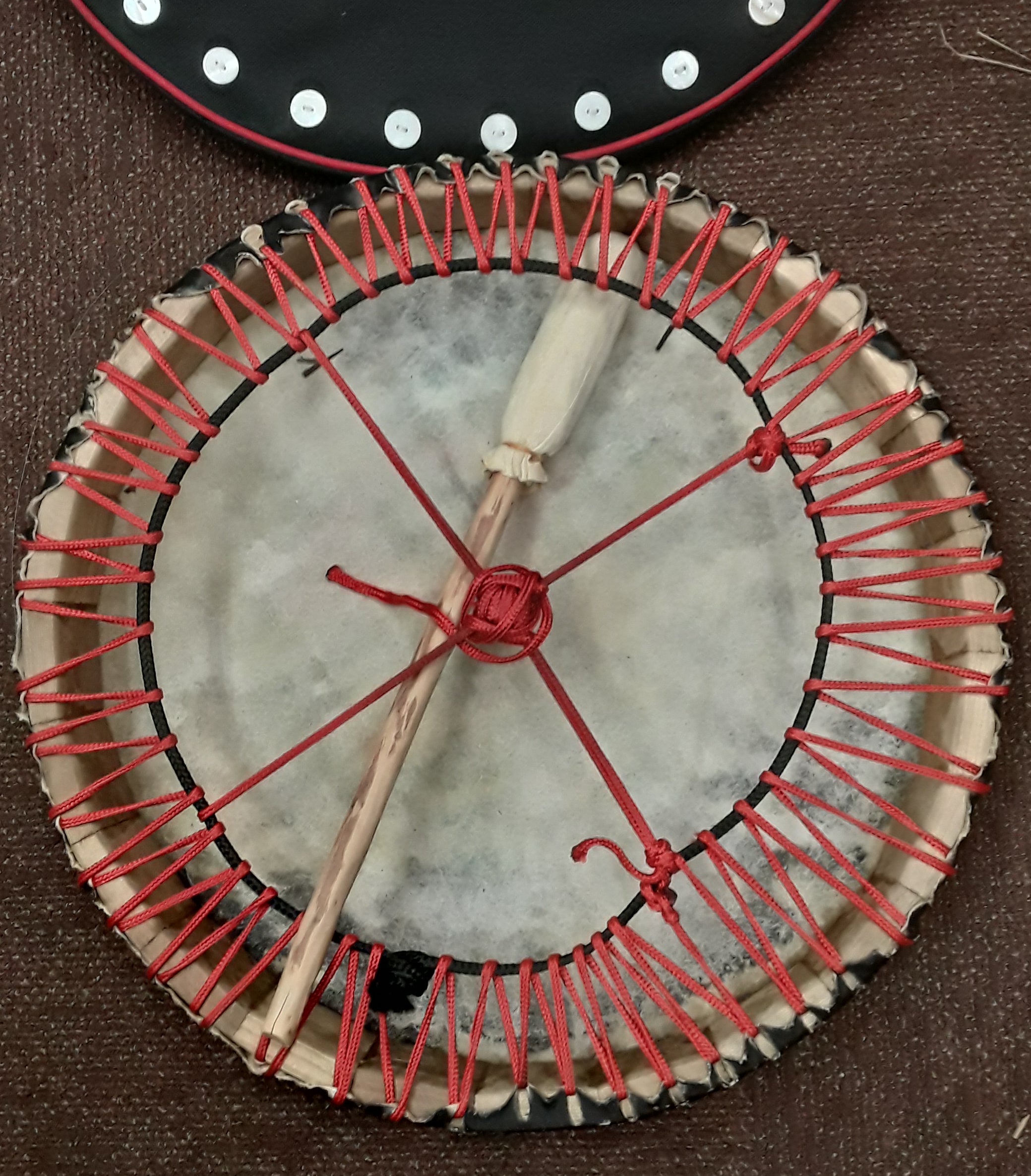 18" Native American Hand Drum w/Bag