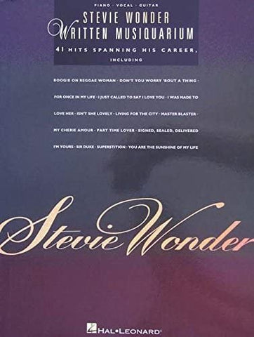 Stevie Wonder Written Musiquarium (Book)