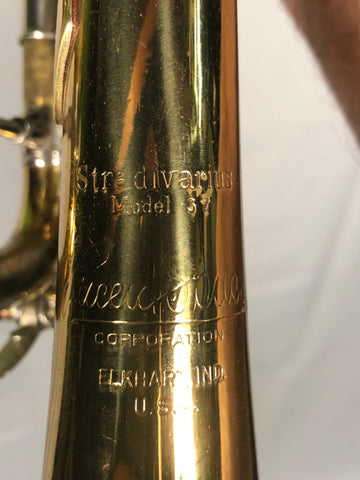 1969 Bach Stradivarius Bb Trumpet Model 37