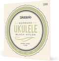 D'Addario- Ukulele Strings EJ53S - Soprano Black Nylon