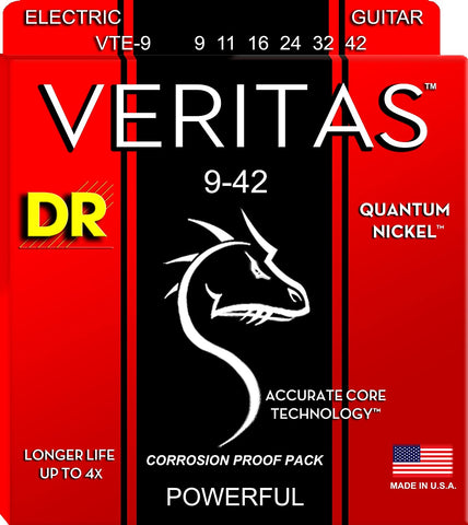 DR Strings VERITAS Electric Guitar Strings (VTE-9)
